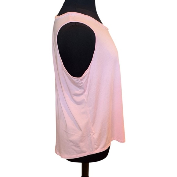 DISNEY PARK Sleeveless Fantasyland Castle Graphic Tee - Pink Plus 1X - Picture 4 of 11